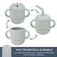 preview thumbnail 2 of 3, Dreambaby Silicone No-Spill Drink and Snack Cup, Seafoam