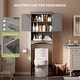 preview thumbnail 17 of 25, Bathroom Storage Cabinet, Toilet Storage Cabinet, Bathroom Shelf Over The Toilet, Space Saver Toilet