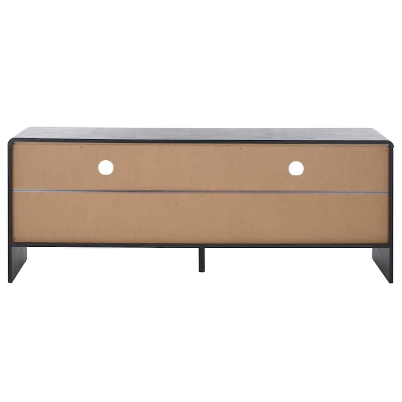 SAFAVIEH Arsenio 2-Drawer 2-Shelf Entertainment Media Stand for TVs up to 65" - 61"W x 16"D x 24"H