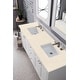 preview thumbnail 16 of 33, James Martin Vanities Palisades 72" Double Vanity, Bright White