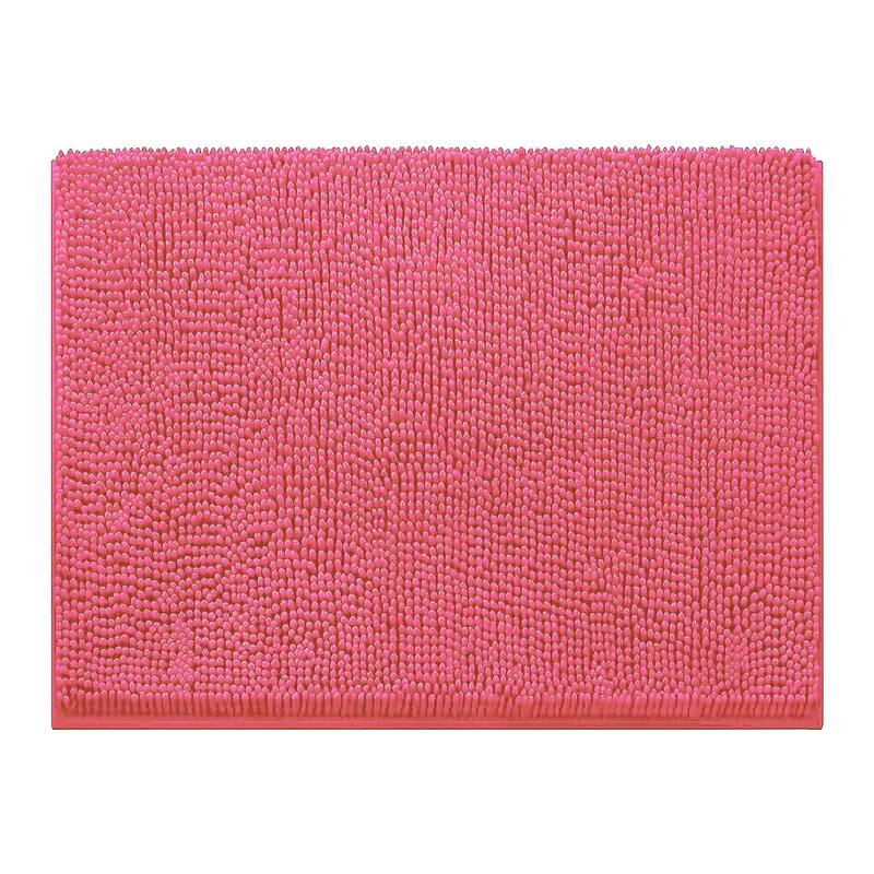 30"x20" - Hot Pink Large Soft Cozy Plush Chenille Bath Mat Bathroom Rug