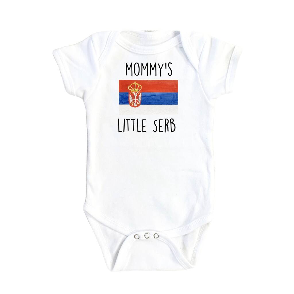 Serbia - Baby Boy Girl Clothes Infant Bodysuit Funny Cute Newborn