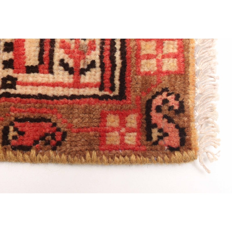 ECARPETGALLERY Hand-knotted Andelz Red Wool Rug - 4'1 x 6'8