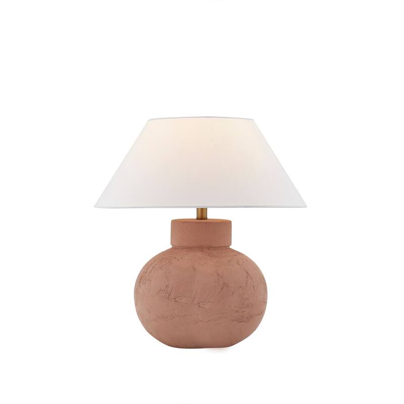 Scottsdale 22" Table Lamp with Linen Shade, Rust