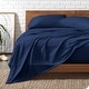 preview thumbnail 48 of 56, Bare Home Organic Cotton Jersey Sheet Set Full XL - Dark Blue