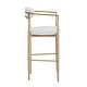 preview thumbnail 40 of 56, Christopher Knight Home Elmore Fabric and Iron 30 Inch Barstools (Set of 2)