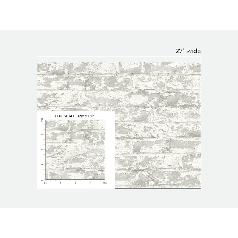 Luxe Haven Soho Brick Peel and Stick Wallpaper