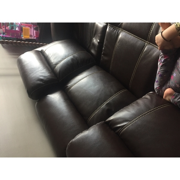Top Product Reviews For Coaster Company Brown Leather Motion Sofa