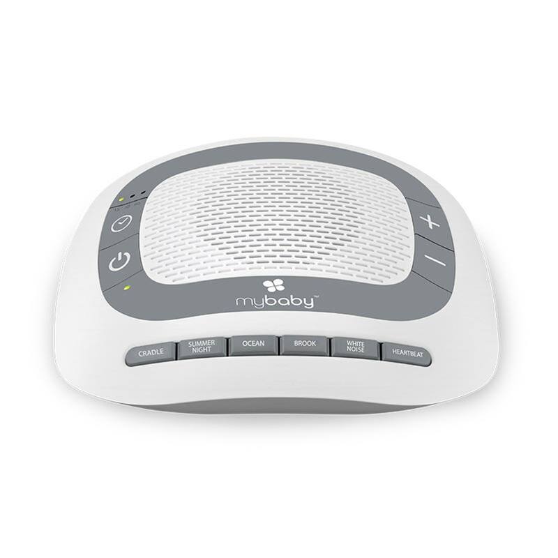 Homedics MyBaby SoundSpa Portable | 6 Soothing Sounds • Clip‑On Travel White Noise Machine • Battery or Adapter - N/A