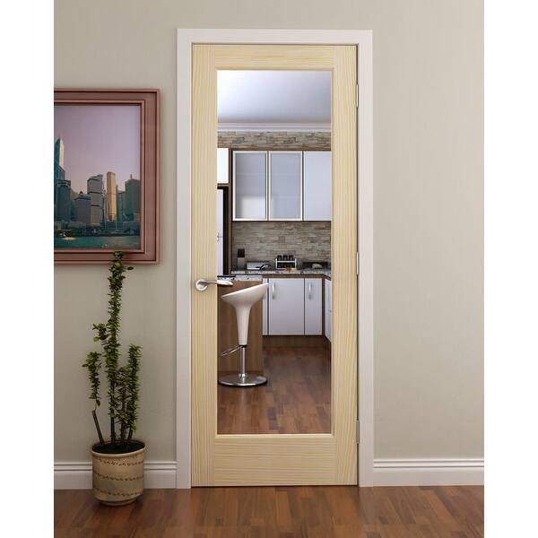Shop Frameport Cgl Pd 1l 6 2 3x2 1 2 Clear Glass 30 By 80 1 Lite