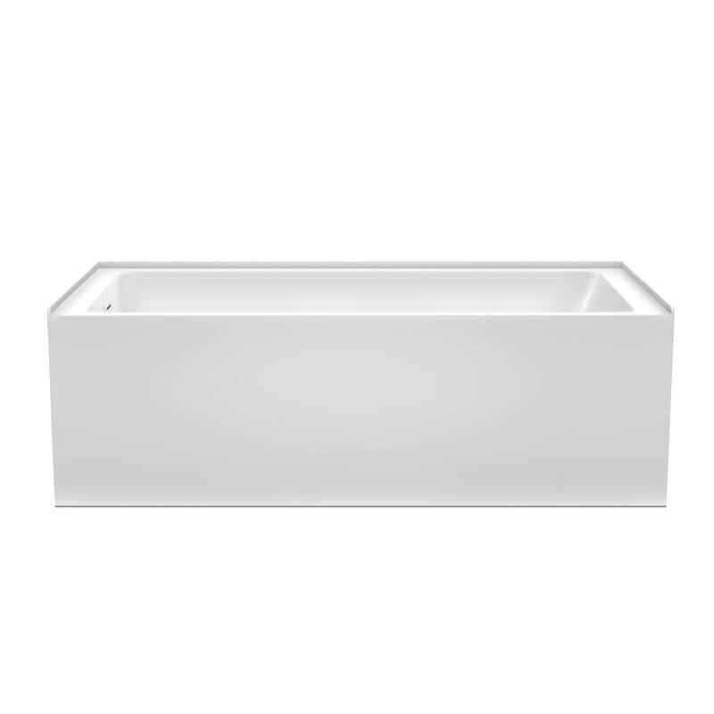 Wyndham Collection WCBTW16632L Grayley 66" Three Wall Alcove Acrylic