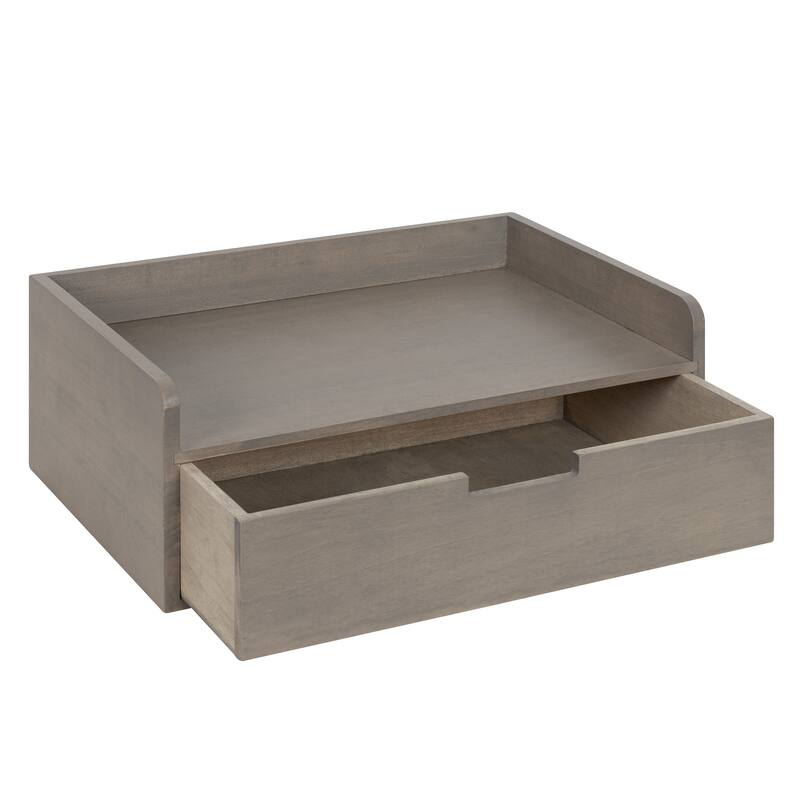 Kate and Laurel Kitt Premium Sold Wood Floating Shelf Side Table