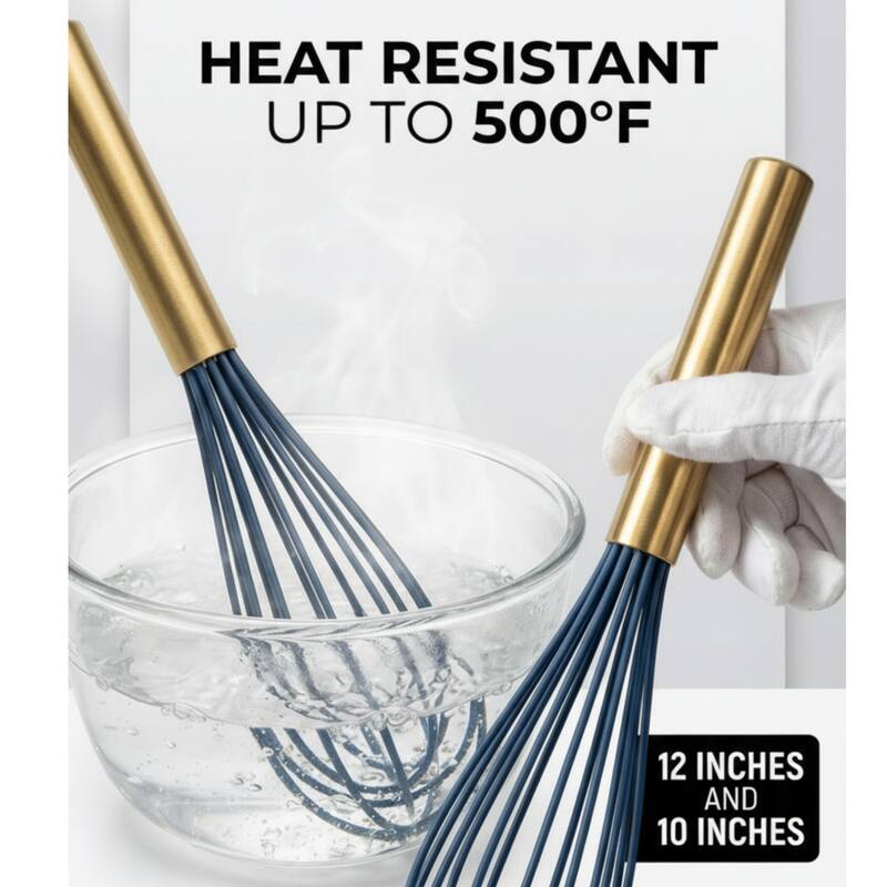 Farberware Silicone Mini Whisks, Set of 2 - 9 in