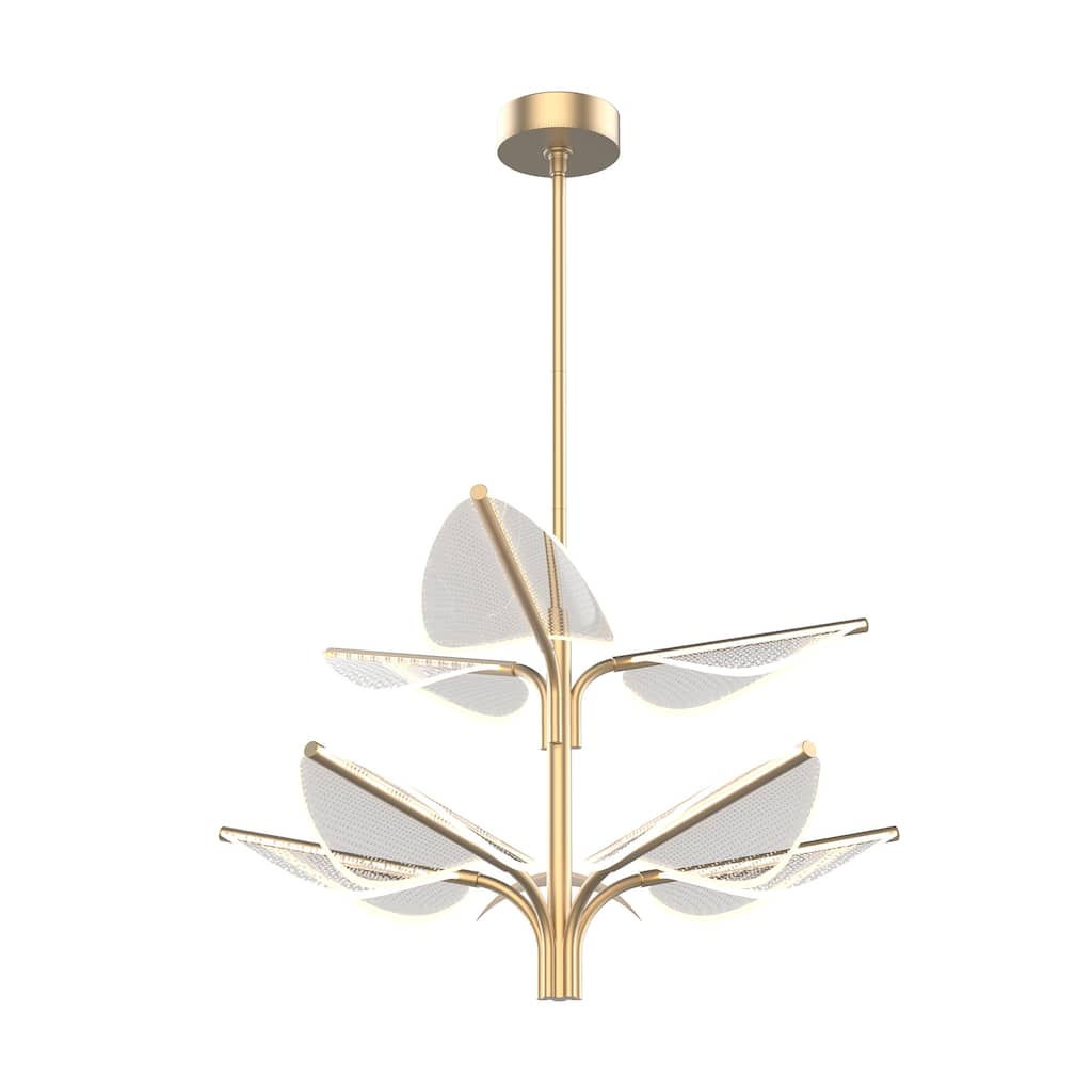Alora Lighting PD321132 Flora 31" Wide 8 Light LED Chandelier