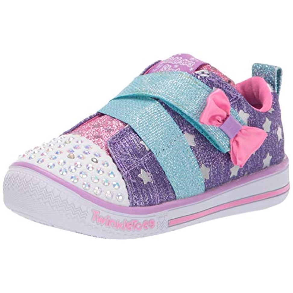 pink sparkle skechers