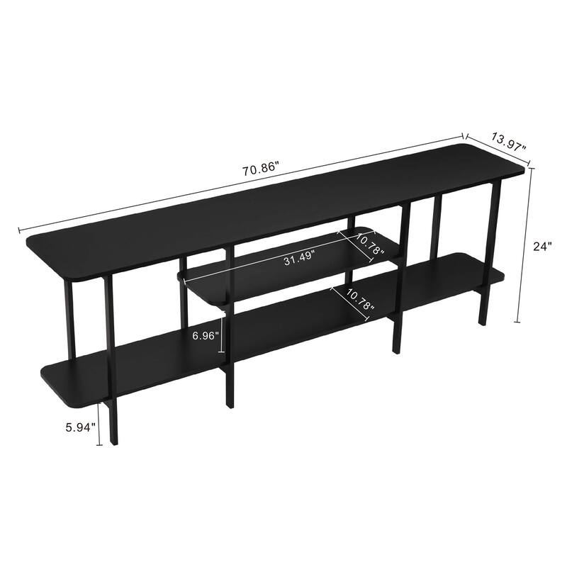 Manhattan Comfort Modern Celine 70.86 In Console Table