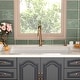 preview thumbnail 3 of 30, DeerValley Glen 32" x 19" Fireclay Rectangular Undermount Kitchen Sink