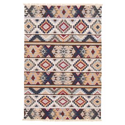 Ankara FW Grey Kilim 5'1" x 8'0" - 5'1 x 8'0