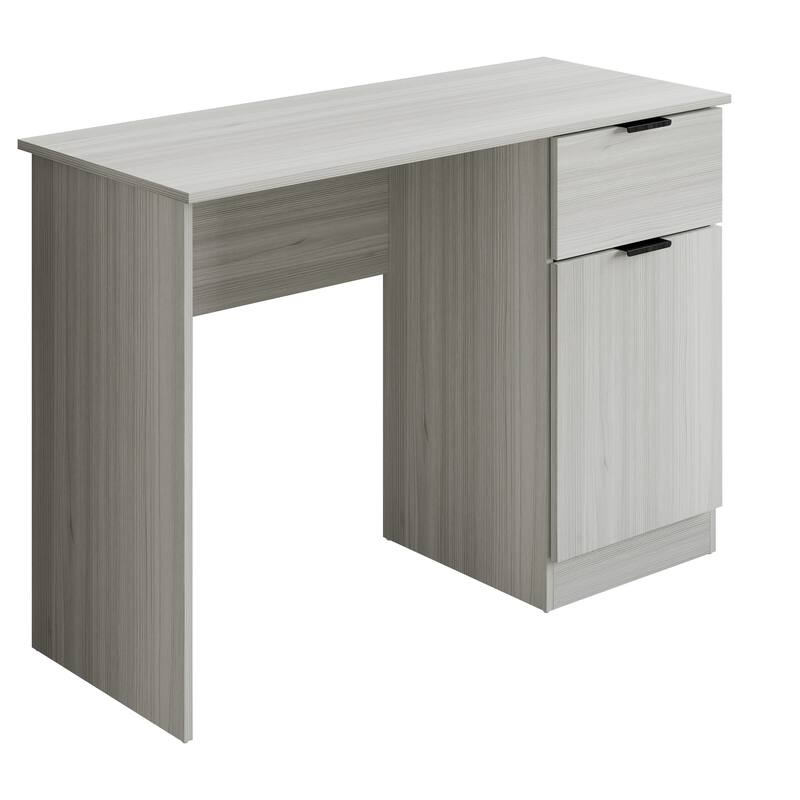 CraftPorch Mid Century wooden Writing Table with Cabinet