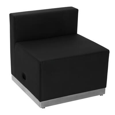 LeatherSoft Contemporary Modular Chair - 25.5"W x 25.25"D x 27"H