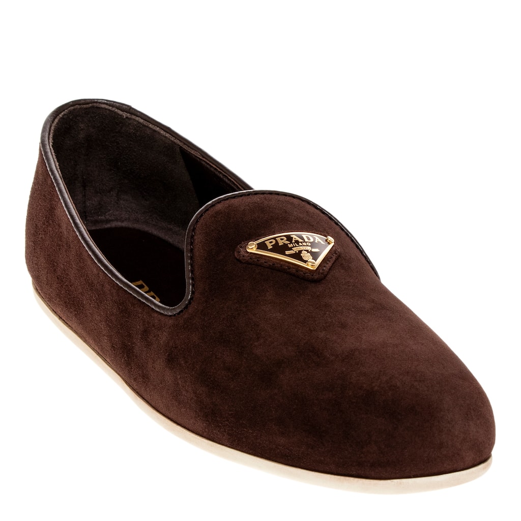 Prada Suede Slippers