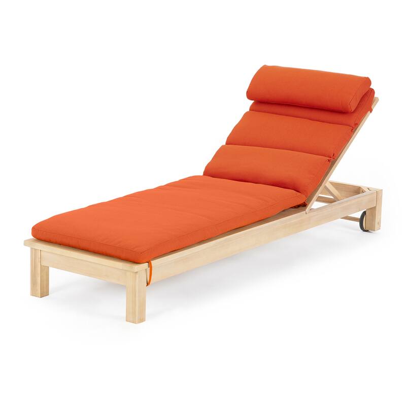 Kooper 2 Piece Sunbrella Outdoor Patio Chaise Lounges With Cushions