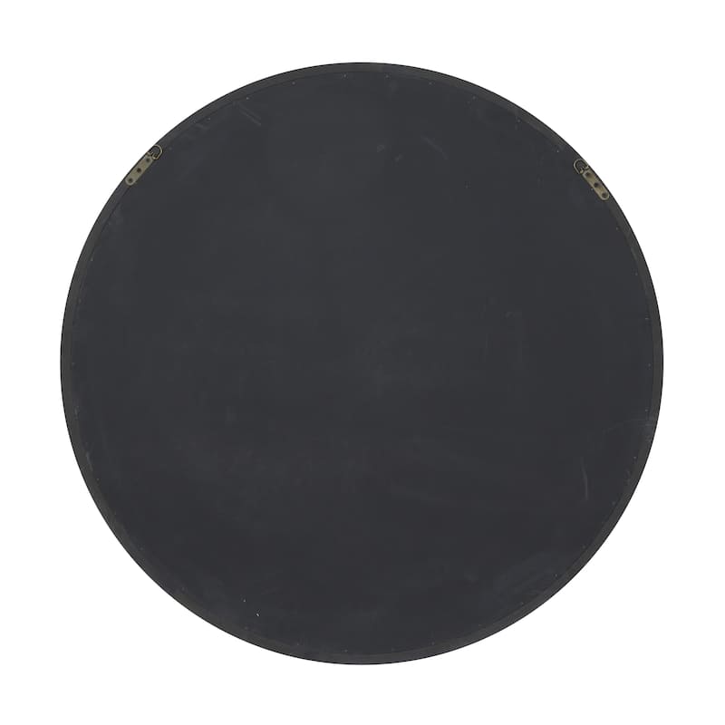 Wooden Wall Mirror with Thin Frame - Black, White, Gold - Roche River Decor