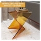 preview thumbnail 178 of 184, Randolph Indoor Side Table - Lightweight Triangular Design Accent End Table for Home Office Living Room and Bedroom, No Assembly
