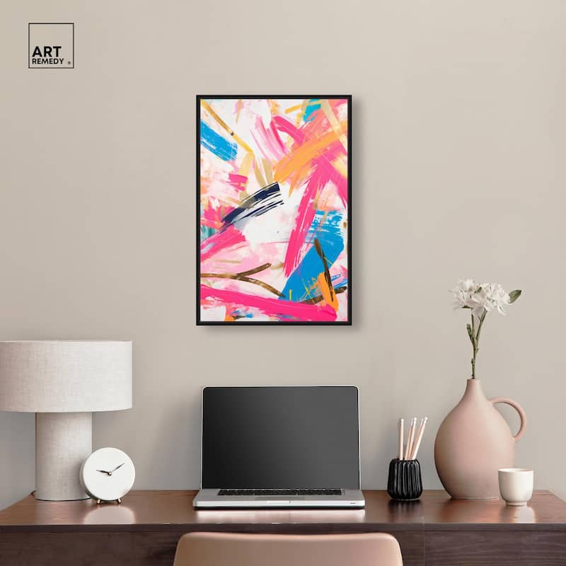 Exuberant Hues IV Canvas by Art Remedy