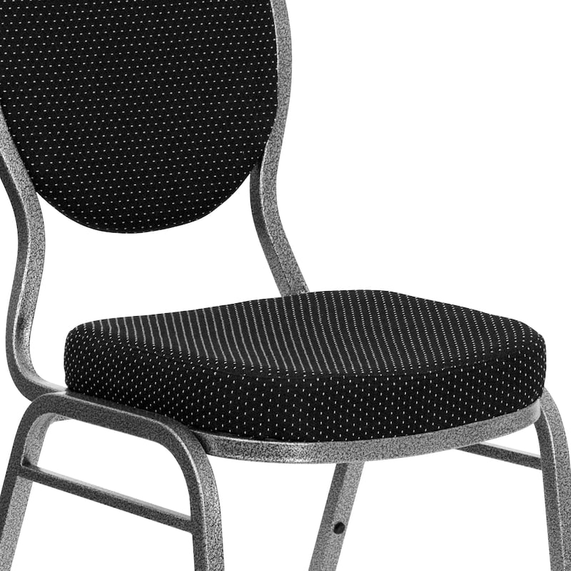 4 Pack Teardrop Back Stacking Banquet Chair