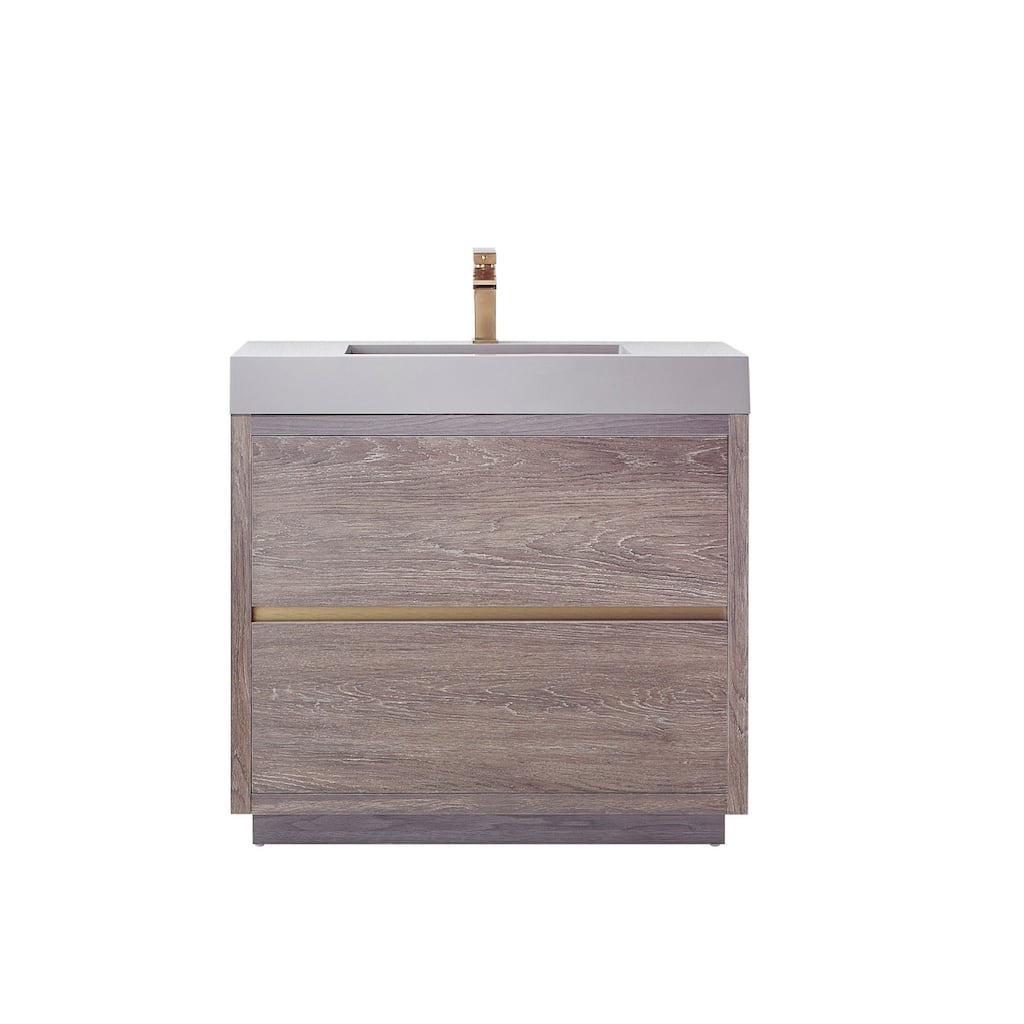Miseno MV703036-NM Huesca 36" Free Standing Single Basin Vanity Set