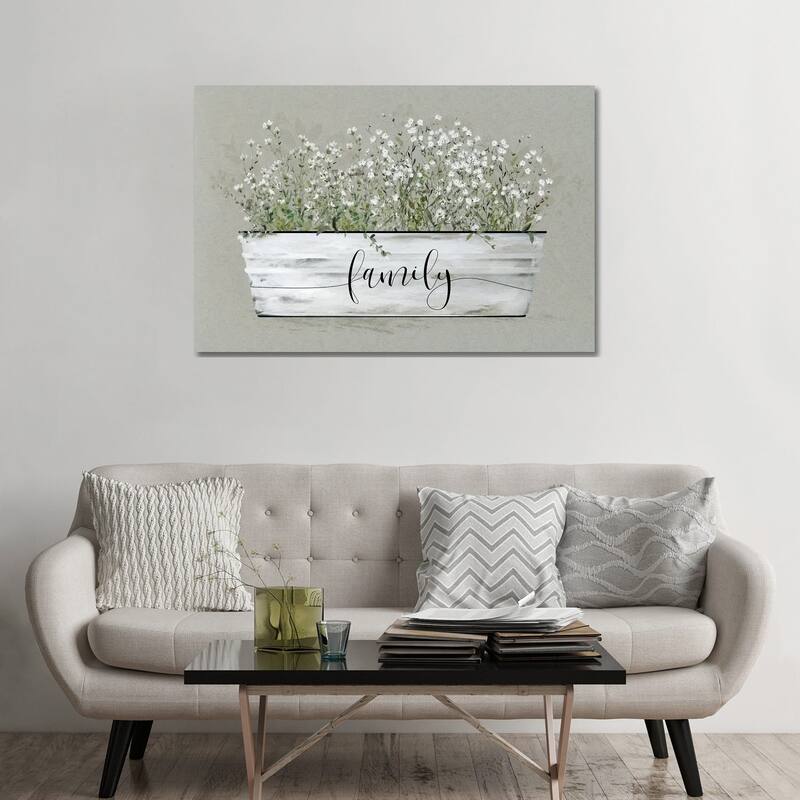 iCanvas "Bouquet Of Grace Bucket Family" by Carol Robinson Canvas Print - 32x48x1.5