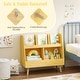 preview thumbnail 9 of 28, Costway 5-Cube Kids Bookshelf and Toy Organizer Wooden Storage - See Details