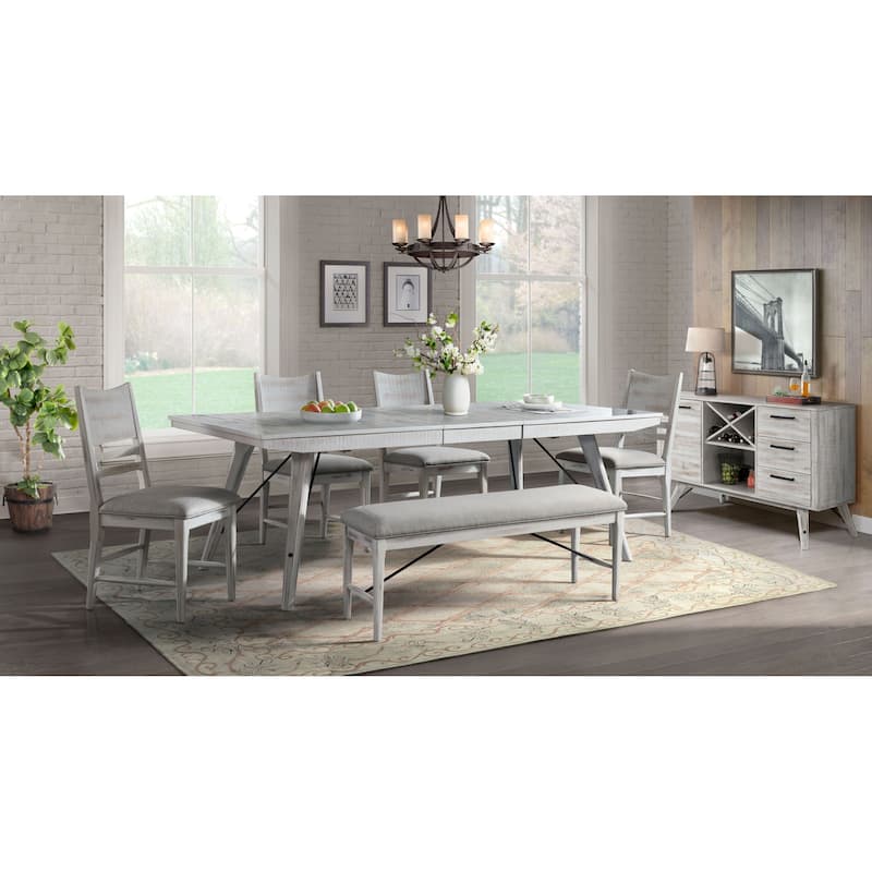 Modern Rustic 50" Backless Bench
