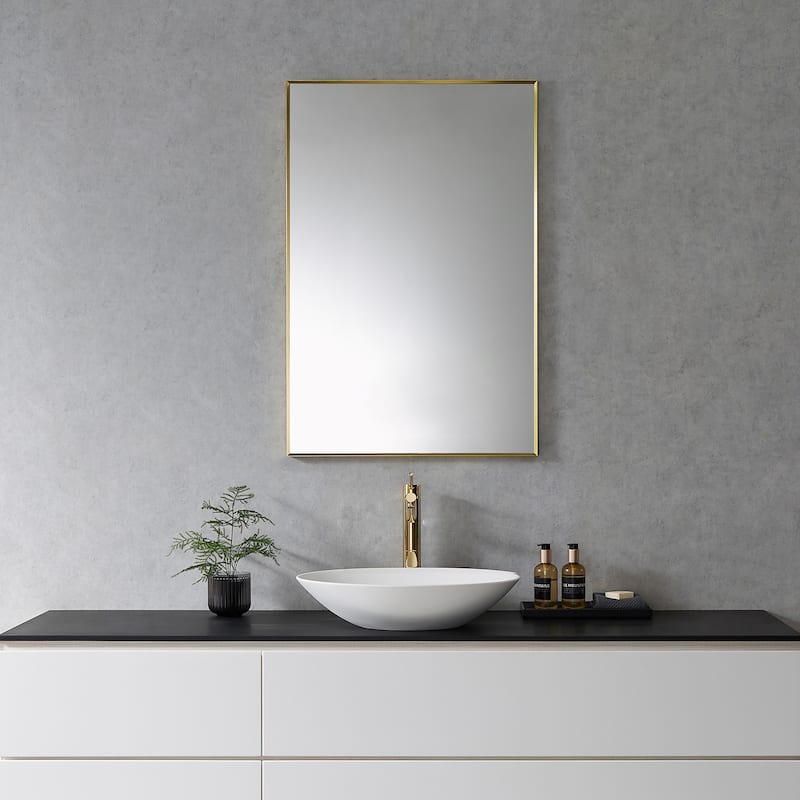 Altair Sassi Bathroom/Vanity Aluminum Framed Wall Mirror