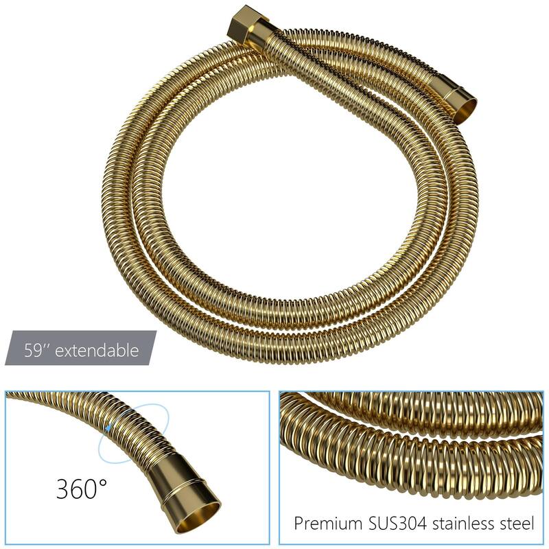 Wall Mounted Dual Shower Head Shower Set