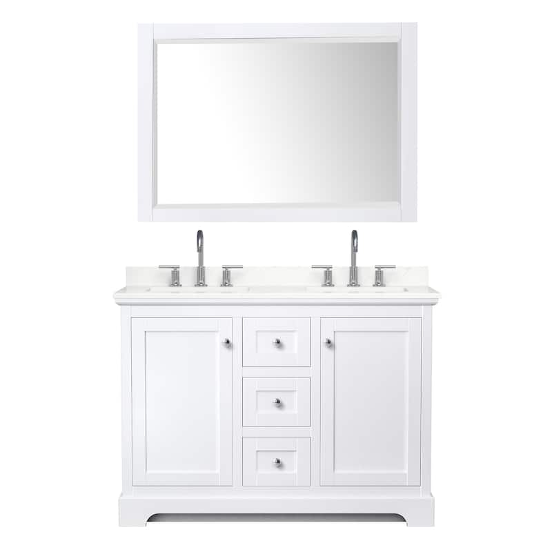 Wyndham Collection WCV232348D-QTZ-US3M46 Avery 48" Free Standing