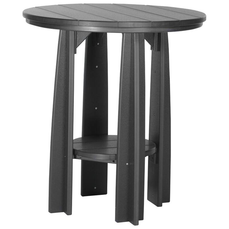 Poly Lumber Balcony Table - Black