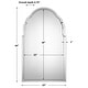 preview thumbnail 2 of 3, Uttermost Brayden 40" X 24" Arched Frameless Beveled Bathroom Wall