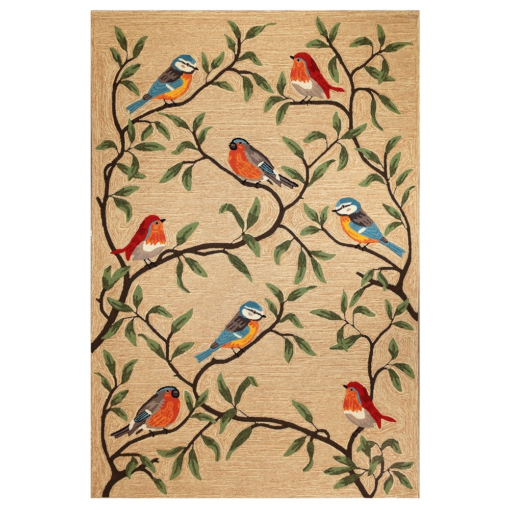 Liora Manne Ravella Birds On Branches Indoor/Outdoor Rug