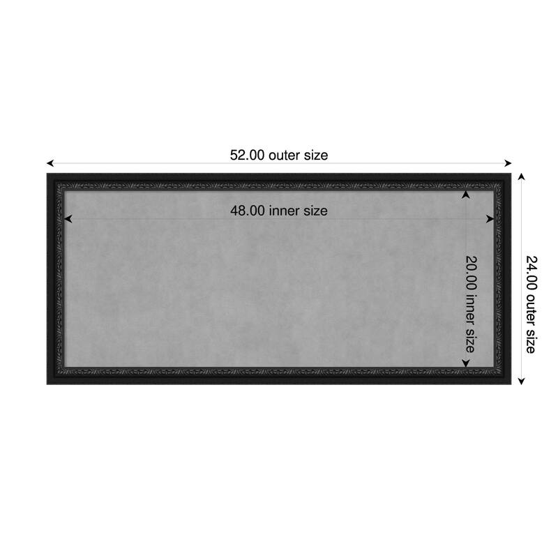 Amanti Art Downton Black Framed - 52 x 24 in