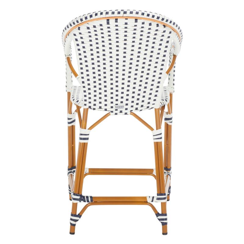 SAFAVIEH Charlize Outdoor Bistro 26-inch Counter Stool with Arms - 23Wx26Dx43H