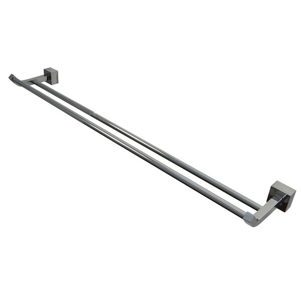 Shop Ucore 24" Double Towel Bar With Mounting Hardware - Free Shipping Today - Overstock - 13682057