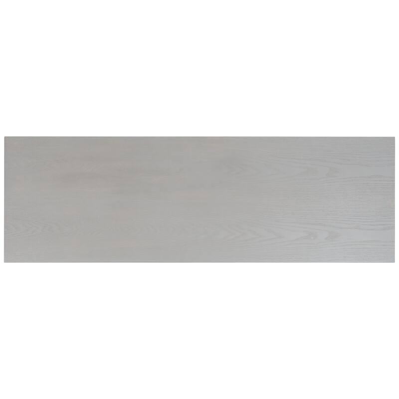 SAFAVIEH Pearlene Mid-Century White/ Black Lacquer Console Table - 55" x 17.5" x 32" - 55Wx18Dx32H