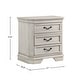 preview thumbnail 37 of 48, Roundhill Furniture Maderne 3-Piece Wood Bedroom Set, Panel Bed and Two Nightstands