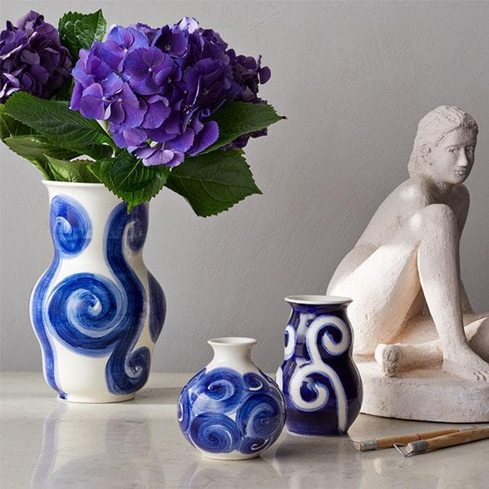 Kähler Tulle Vase, Blue