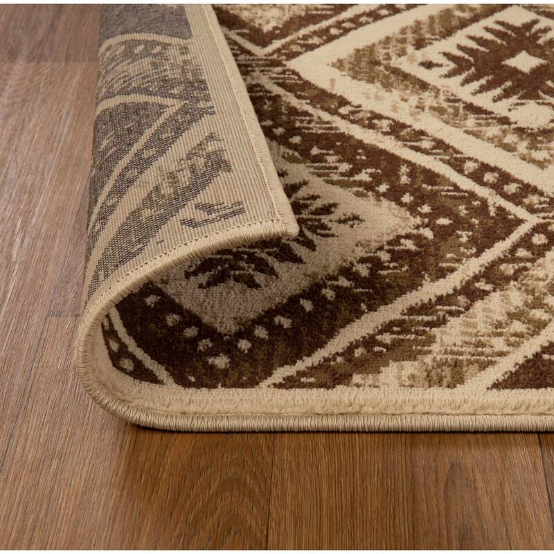 Superior Farmhouse Southwestern Power-Loomed Indoor Area Rug