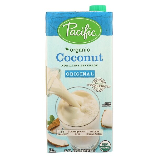 Pacific Natural Foods Coconut Original - Non Dairy - Case of 12 - 32 Fl oz.