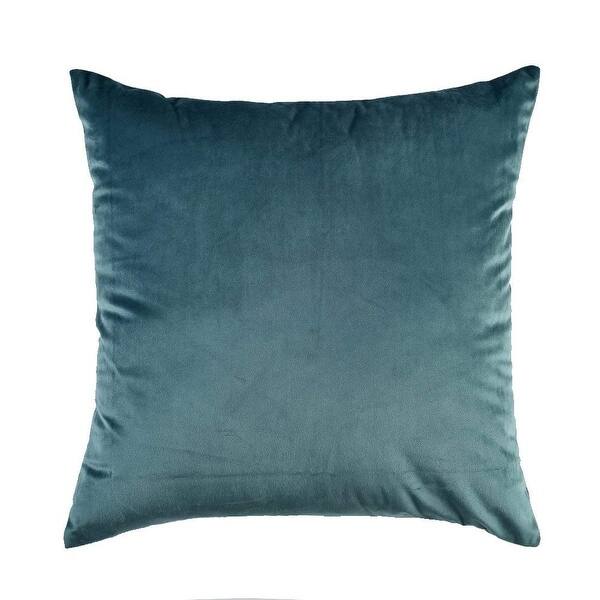 Throw Pillow Case Decorative Couch Cushion Cover 18 X18 Peacock Blue Overstock 22722909
