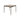 Modern Wood Counter Height Square Kitchen Table, Dining Surface, Brown - Large